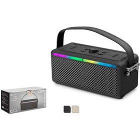 Resim NODAR Hadron Siyah M82 Bluetooth Speaker 185-78-78MM 