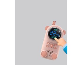 Resim sbodurhome Şarjlı Bebek Telsizi Uzun Mesafe 22 Kanal LCD Ekran Vox Modu 400 Mah 