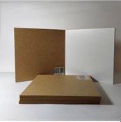 Resim Sunta Kare Tahta Kahverengi Hobi Hammadde 15X15 100'Lü Paket 