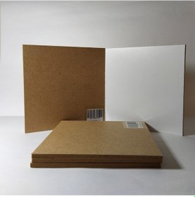 Resim Sunta Kare Tahta Kahverengi Hobi Hammadde 15X15 100'Lü Paket 