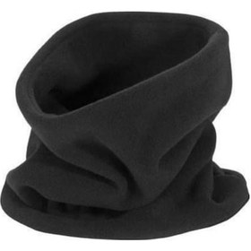 Resim Eleven Markets Unisex Siyah Polar Boyunluk (546089556) 