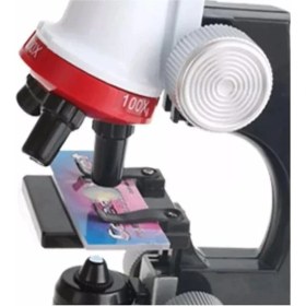 Resim Mudanis Eğitici Mikroskop Kiti Zoom LED Işıklı 100X 400X 1200X ST1200X 