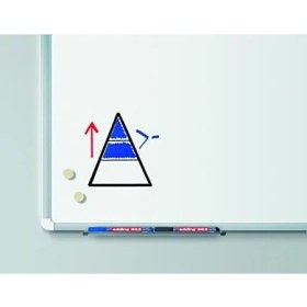 Resim 363 Beyaz Yazı Tahtası Kalemi - Kırmızı - 1 Kalem - 1-5 mm Kesik Uçlu - Yeniden Doldurulabilir 