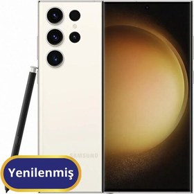 Resim Samsung S23 Ultra Yenilenmiş TR Garanti | 256 GB 12 GB Krem 