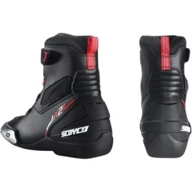 Resim Scoyco MR002 Deri Racing Bot Su Geçirmez Sert Koruma ile 4 Mevsim Kullanıma Uygun 