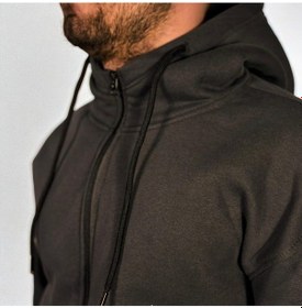 Resim Kx 3 İplik Kapüşonlu Eşofman Takımı Siyah 