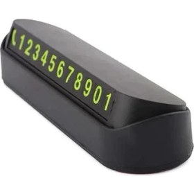 Resim Butik Araç Içi Park Telefon Numarası Fosforlu Numaratör Oto Cam Kartı 