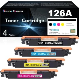 Resim Afset CE310A Laserjet CP1025 CP1025NW,PRO 100 Color Mfp M175NW M275 M275NW (Black, Cyan, Magenta, Yellow) 