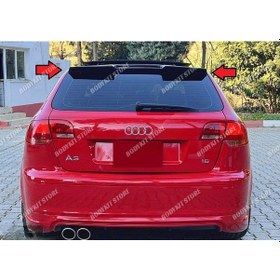 Resim Audi A3 8p Rs3 Spoiler Bagaj Üstü Rs Spoyler - Sportback 5 Kapı Uyumlu - 2004-12 