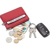 Resim Trendooze Linjinxu Humerpaul Wx2010 Kadın Deri Mini Cüzdan Taşınabilir Para Kesesi Kartlık S Kırmızı Kırmızı 