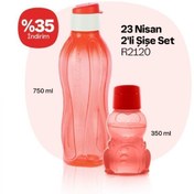 Resim Tupperware ECO ŞİŞE KOR PIRILTI 750ml ve DİNO 350ml 