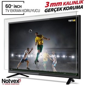 Resim Notvex 60 İnç 153 Ekran Tv Ekran Koruyucu / 3 MM Kalınlık 