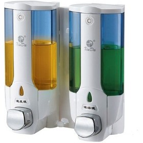 Resim Xinda Zyq138sb Sıvı Sabun Ve Şampuan Dispenseri 2'li Beyaz 380 Ml 