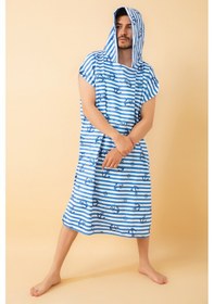 Resim Anchor Yetişkin Sörf Panço Kapüşonlu Plaj Havlusu SM Beden 