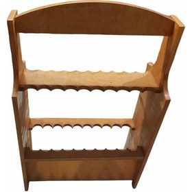 Resim 20,li Ahşap Kamış Standı Çift Taraflı 