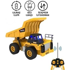 Resim Uzaktan Kumandalı Işıklı İnşaat Makineleri, 1:16 Ölçek, Çeşitli Araçlar 