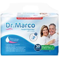 Resim Dr.Marco Yetişkin Hasta Bezi 30 Adet - Büyük Boy 