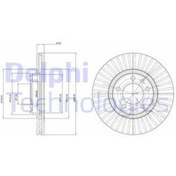 Resim DELPHI BG3835C Fren 4246P7 (WC244214) (Fiyat:2 Adet İçindir) 