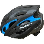 Resim Moon Mv-29 Kask Işıklı - Mat Siyah Carbon Mavi - L 