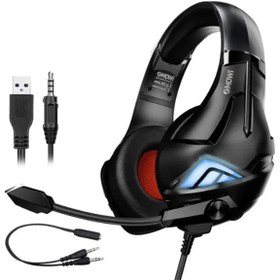 Resim XMOWi R2 Gaming Mikrofonlu RGB Oyuncu Kulaklılığı Gurultu Engelleyici Kulaklik 