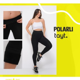 Resim SAUNA SUIT Unisex Sıcak Tutan Termal Konforlu Terletmeyen Kalın Likralı Kışlık Iclık Tayt Siyah 