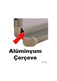 Resim 90X120 (Kaliteli) Akyazı Duvara Monte Laminat Beyaz Yazı Tahtası 