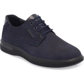 Resim Lacivert Deri Erkek Casual Ayakkabı - E24S1AY57085-C39 