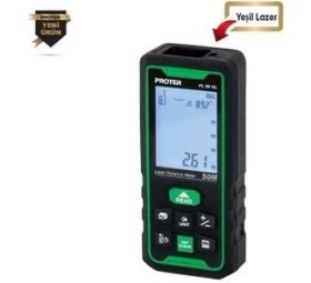 Resim Proter PL100 Gl 100 mt Lazer Metre Iç ve Dış Alan Ölçüm Y. 