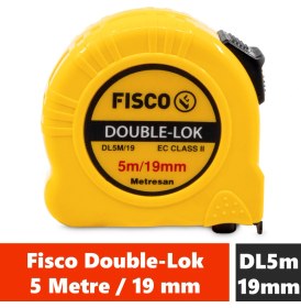 Resim Fisco Double-Lok | 5 Metre / 19 mm Çelik Şerit Metre | DL5M/19MM 