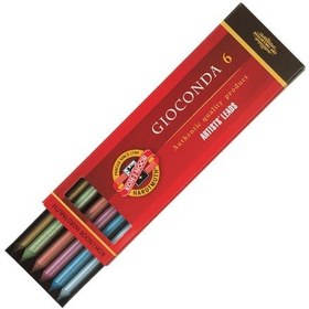Resim Koh-I Noor 5.6 MM Portmin Ucu Metalik Karışık Renkler 6'lı Kutu 