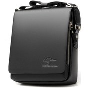 Resim Mufunye Luke Kanguru Erkek Çantası Omuz Çantası Kılıfı Tipi Erkek Çantası İş Gündelik Postacı Çantası Fabrika Doğrudan Satış Bir Nesil Siyah Yükseltilmiş Versiyon 14 İnç Siyah 