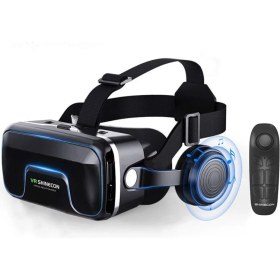Resim VR SHINECON 6.0 Sanal Gerçeklik Gözlüğü – Bluetooth Kumandalı, Ayarlanabilir Lensli, ABS Gövdeli, Tüm Akıllı Telefonlarla Uyumlu 