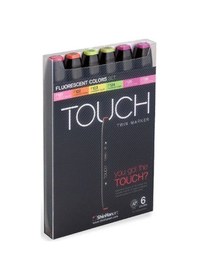 Resim Touch Twin Marker Seti 6 Renk Florasan Renkler Görsel Rengi 
