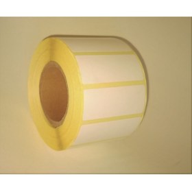 Resim DünyaEtiket 40 mm X 80 mm Kuşe Barkod Etiketi 1000'lük Rulo 10 Adet 