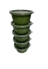 Resim Hobby Life Tick Tock Hava Sızdırmaz Saklama Kabı 5'li Set 5 x 250 ML Yeşil 