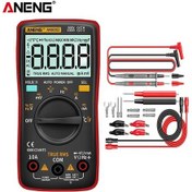 Resim ANENG AN8002 6000 Yüksek Hassasiyetli Dijital Kırmızı Multimetre 