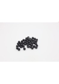 Resim Akrilik Plastik Abaküs Boncuk 4-16mm 14 Mm / Siyah 