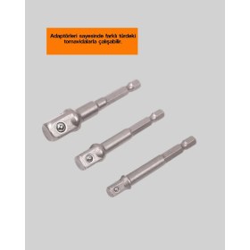 Resim S'82 16 Parça Bits ve Adaptör Seti Vidalama Tamir Bakım Seti 