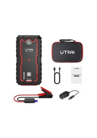 Resim Utrai Jstar One 22000 mAh 2000A Jump Starter Taşınabilir Akü Takviye Cihazı + Çanta + Pusula + Powerbank + Led Lamba 