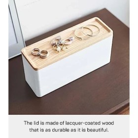 Resim Rın Takı Kutusu - 3 Katlı, Beyaz 