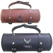 Resim Motosiklet Çanta Sosis Kahverengi 