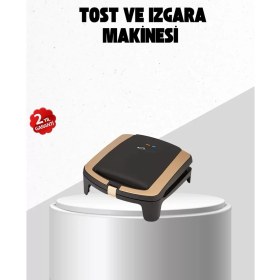 Resim Zenvia Tost Makinesi Ev Tipi Pratik Kullanım 4 Tost Kapasiteli 