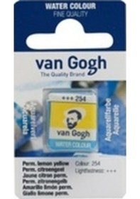 Resim Talens Van Gogh 1/2 Tablet Sulu Boya 254 Permanent Lemon Yellow 