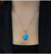 Resim Stela Firuze (Turkuaz) Kolye 553511867 