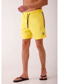 Resim Salınus Desenli Deniz Şortu - Sarı Sarı 