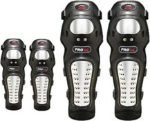 Resim Europe Standart Titanyum Lüx Mafsallı Motor Dizlik Dirseklik Set Rahat Motorsiklet Bacak Kol Koruma 