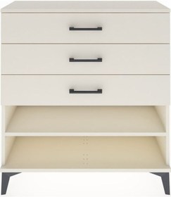 Resim Arges Şifonyer Tek Raflı 3 Çekmeceli 88x30x96 Aytaşı-aytaşı Aytaşı 