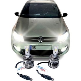 Resim Megamarket06 Vw Polo 6r 6c Led Uzun Far Ampulü Mono H7 