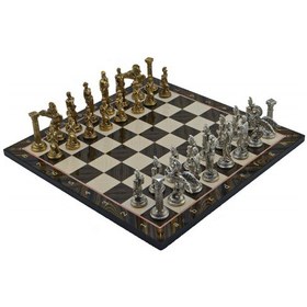 Resim Gifthome Metal Satranç Takımı-seti büyük pegasus Figürlü parlak T 