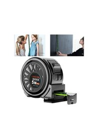 Resim Buzlu 5mx19mm-paslanmaz Çelik Çelik Ölçü Bandı Naylon Kalınlaştırılmış Yüksek Hassasiyetli Ölçü Su Geçirmez Aşınmaya Dayanıklı Bant Ölçüm Çelik Bant 